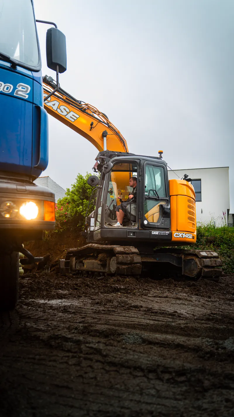 Gros œuvre sur chantier